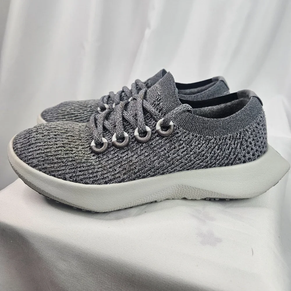 allbirds Tree Dasher 2 Women's Sneaker Grey Size 7 Active Shoe Natural Materials